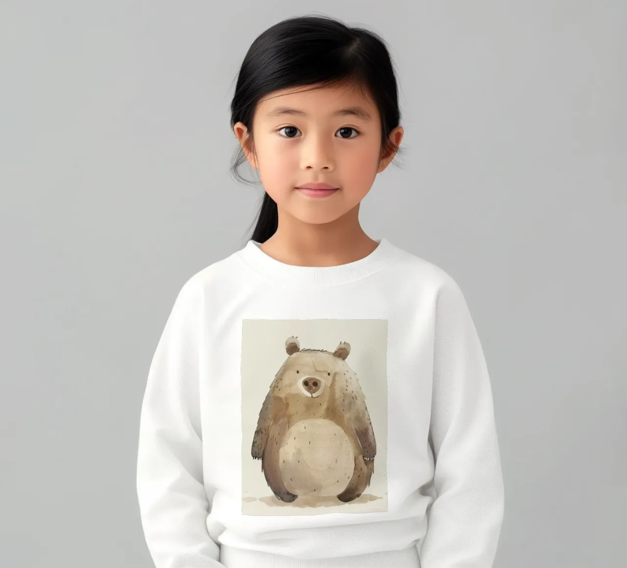 Orso in libertà felpa bambino da DesignDoodle