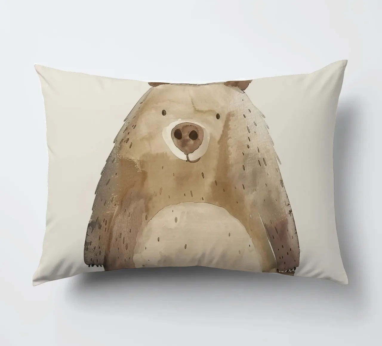 Orso in libertà cuscino da DesignDoodle