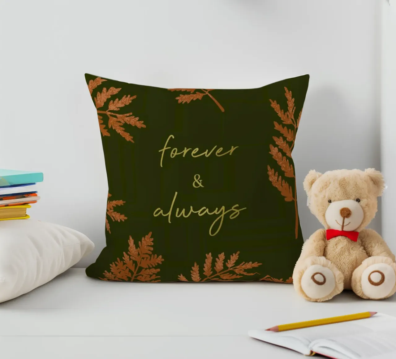 Forever & Always Green cuscino da Goed Blauw