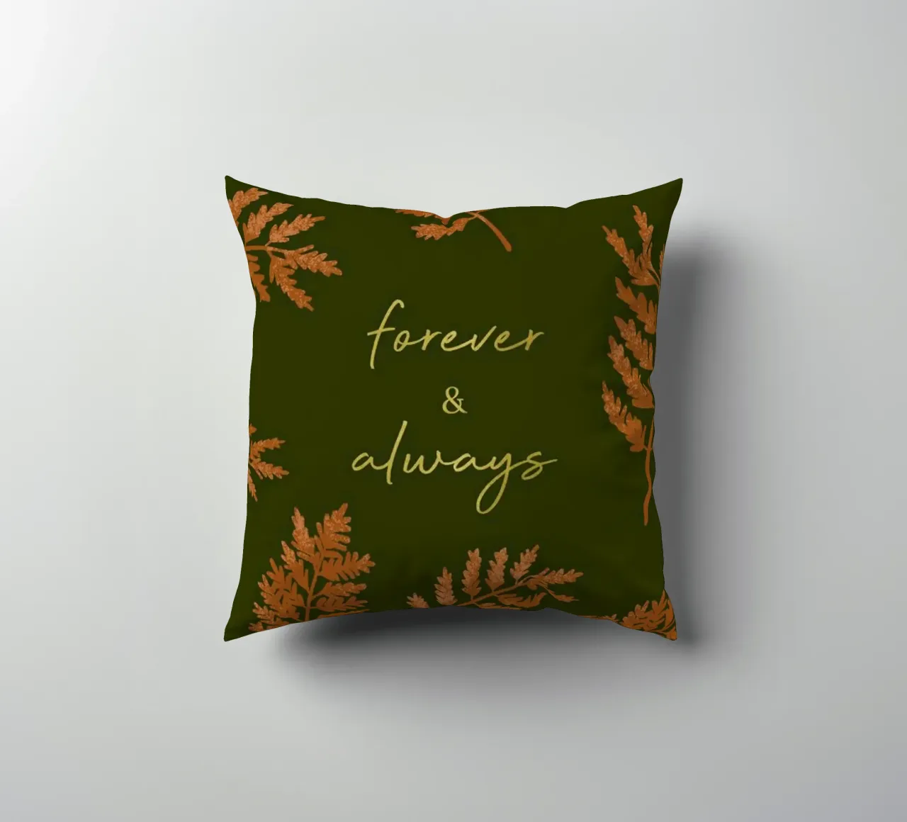 Forever & Always Green cuscino da Goed Blauw