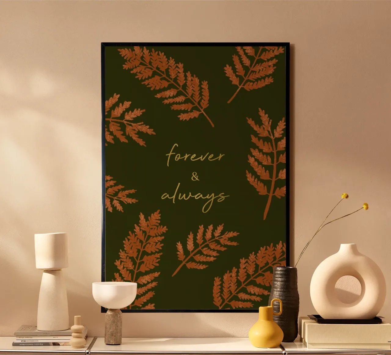 Forever & Always Green poster da Goed Blauw