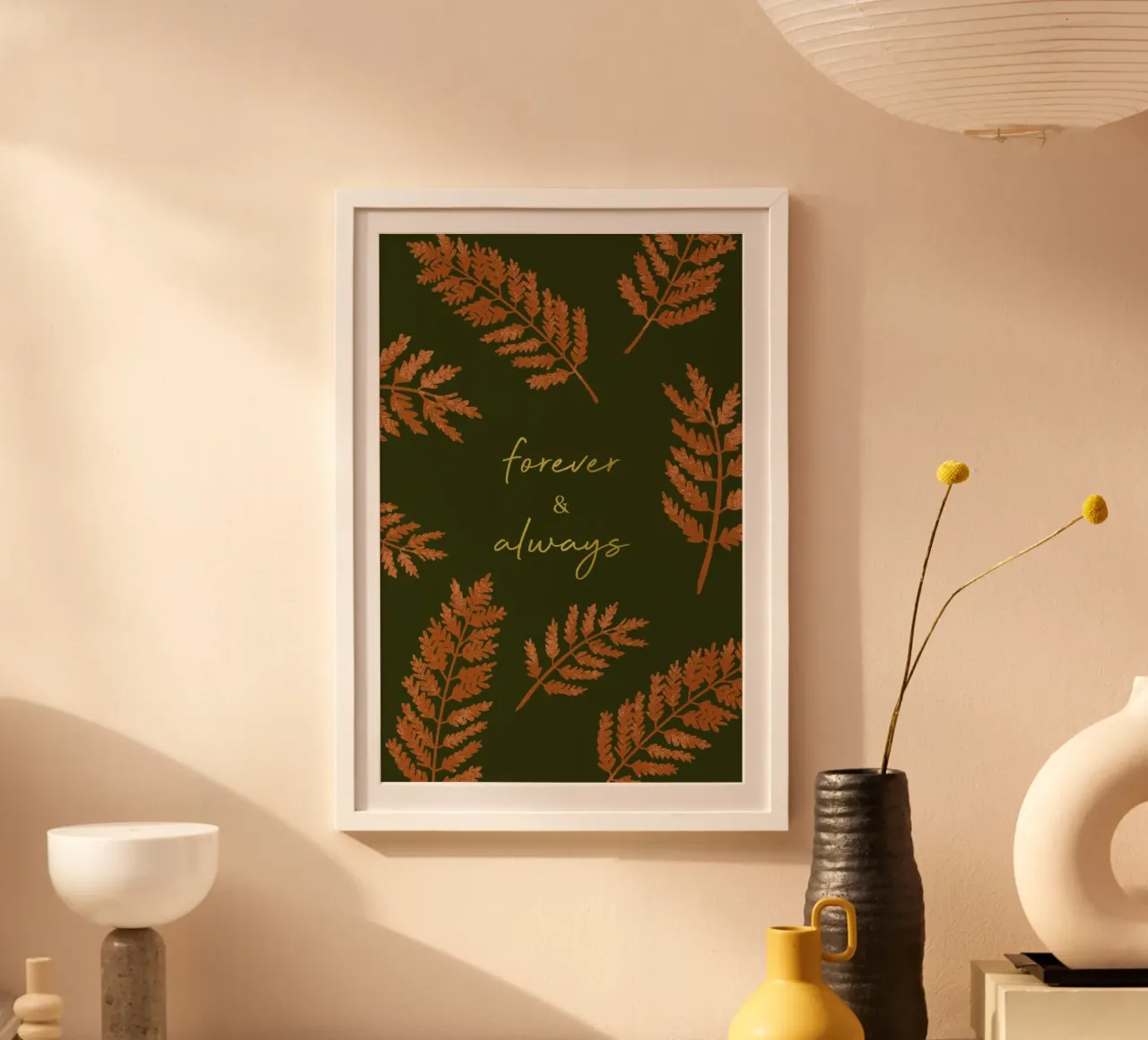 Forever & Always Green poster da Goed Blauw