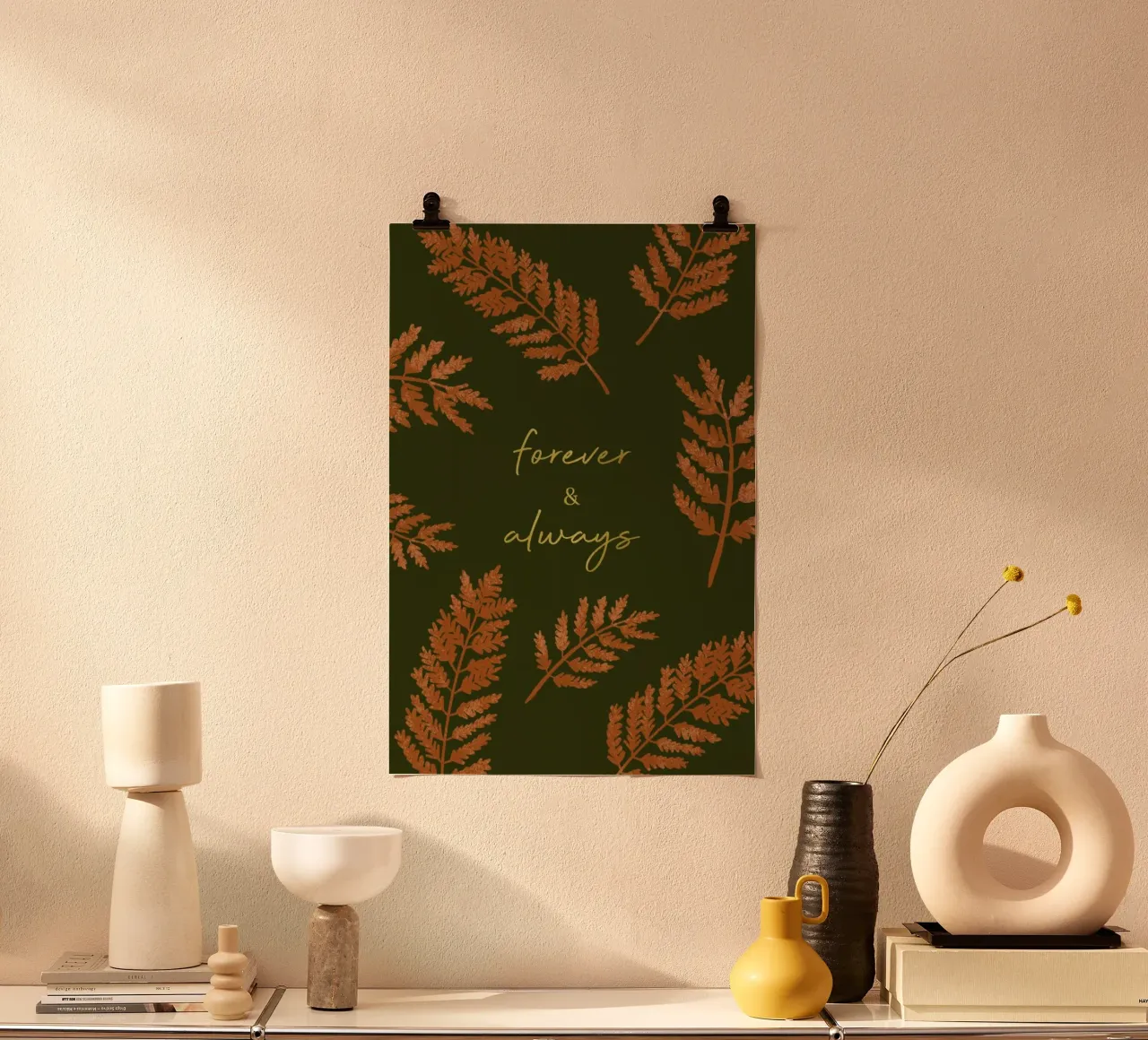Forever & Always Green poster da Goed Blauw