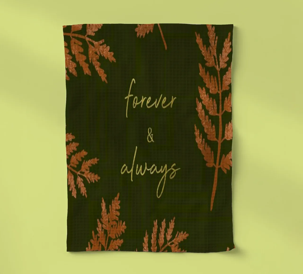 Forever & Always Green canovaccio da cucina da Goed Blauw