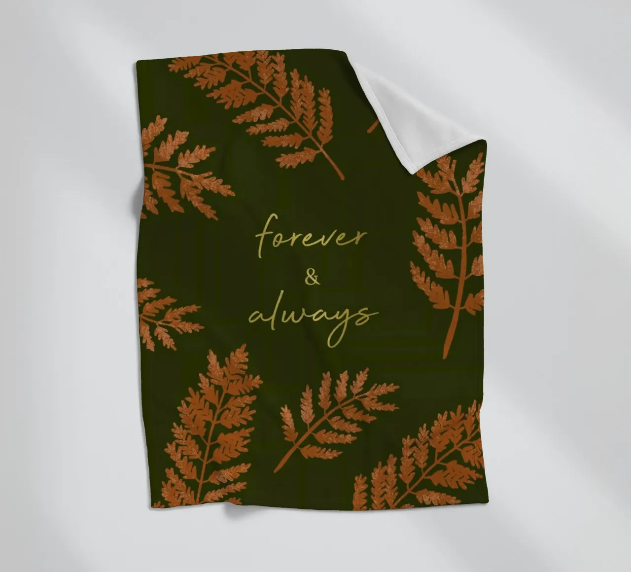 Forever & Always Green coperta in pile da Goed Blauw