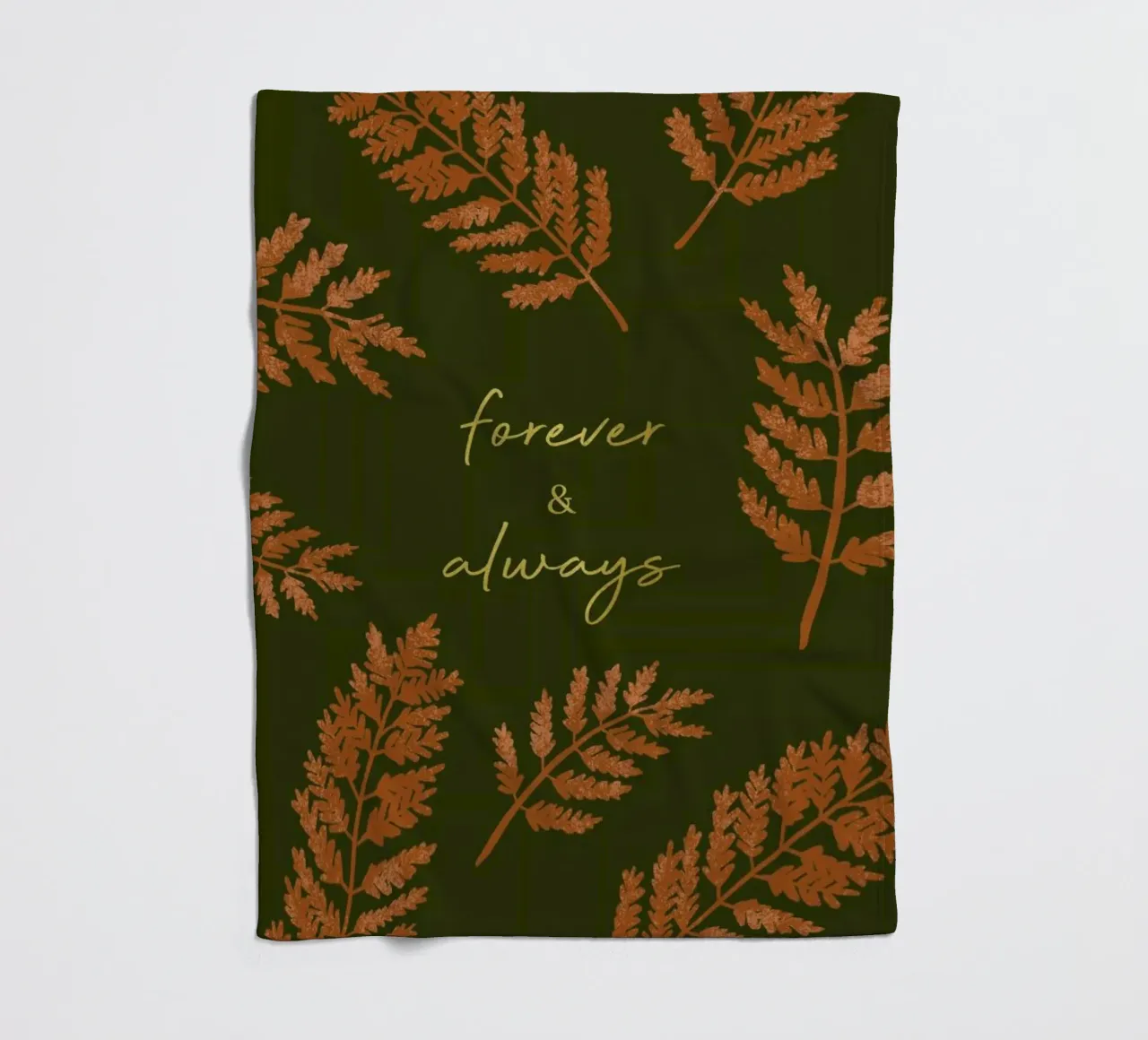 Forever & Always Green coperta in pile da Goed Blauw