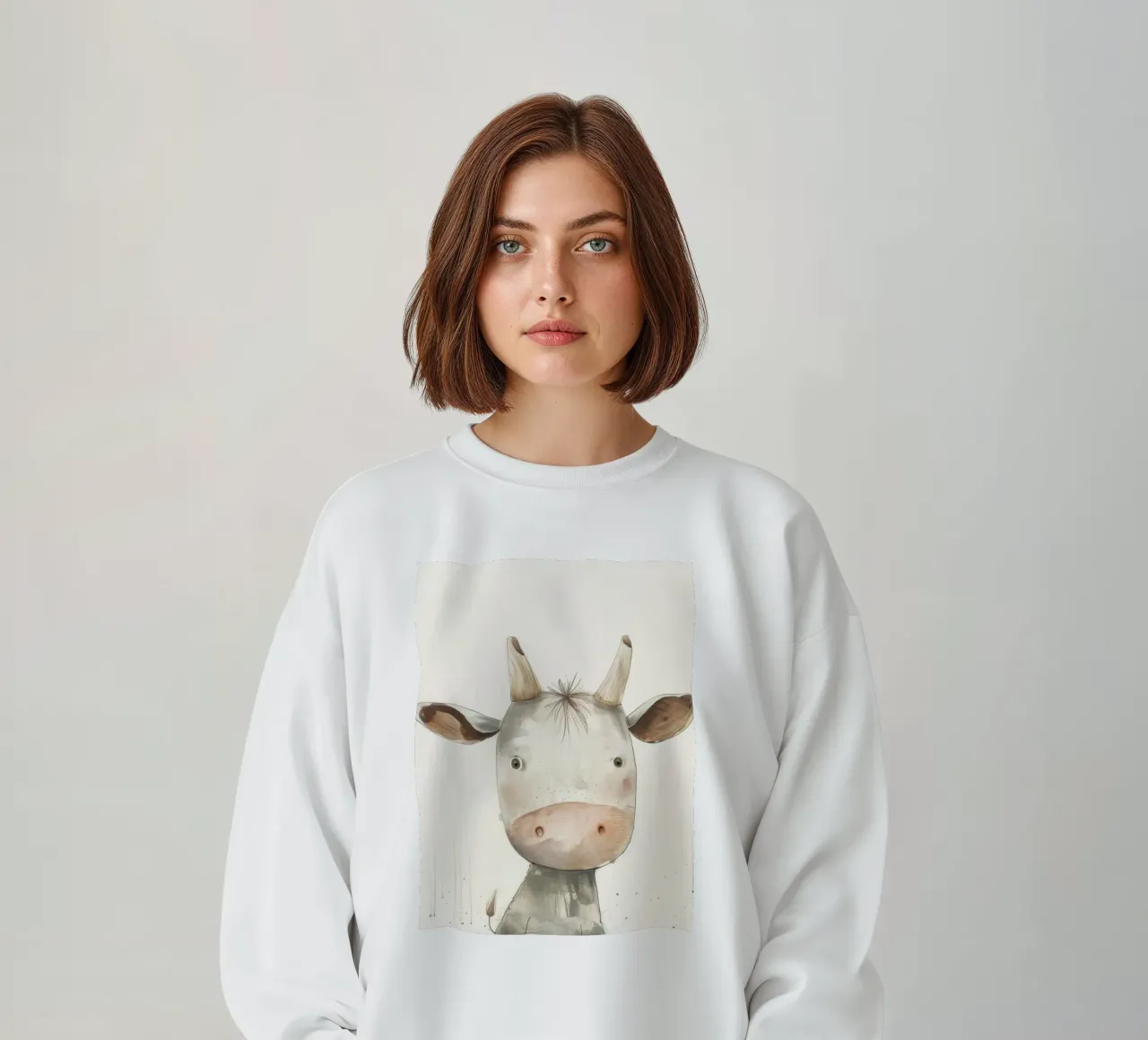 Vitello curioso felpa da DesignDoodle