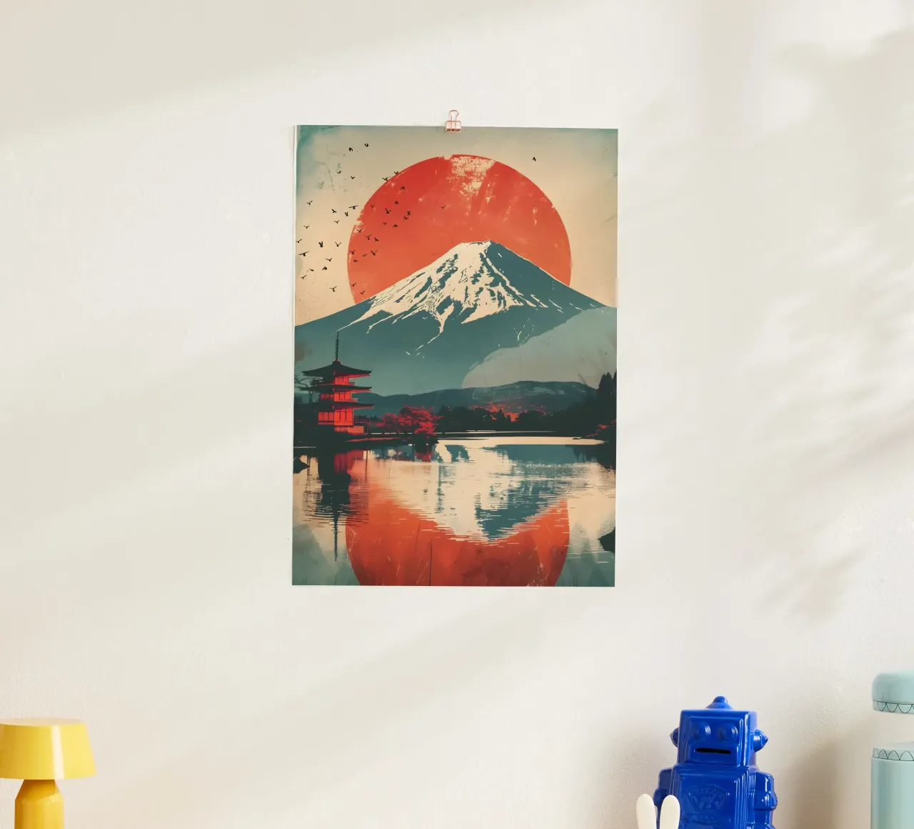 Mount Fuji Japan Vintage Kunst Poster von Vintage Travel Art