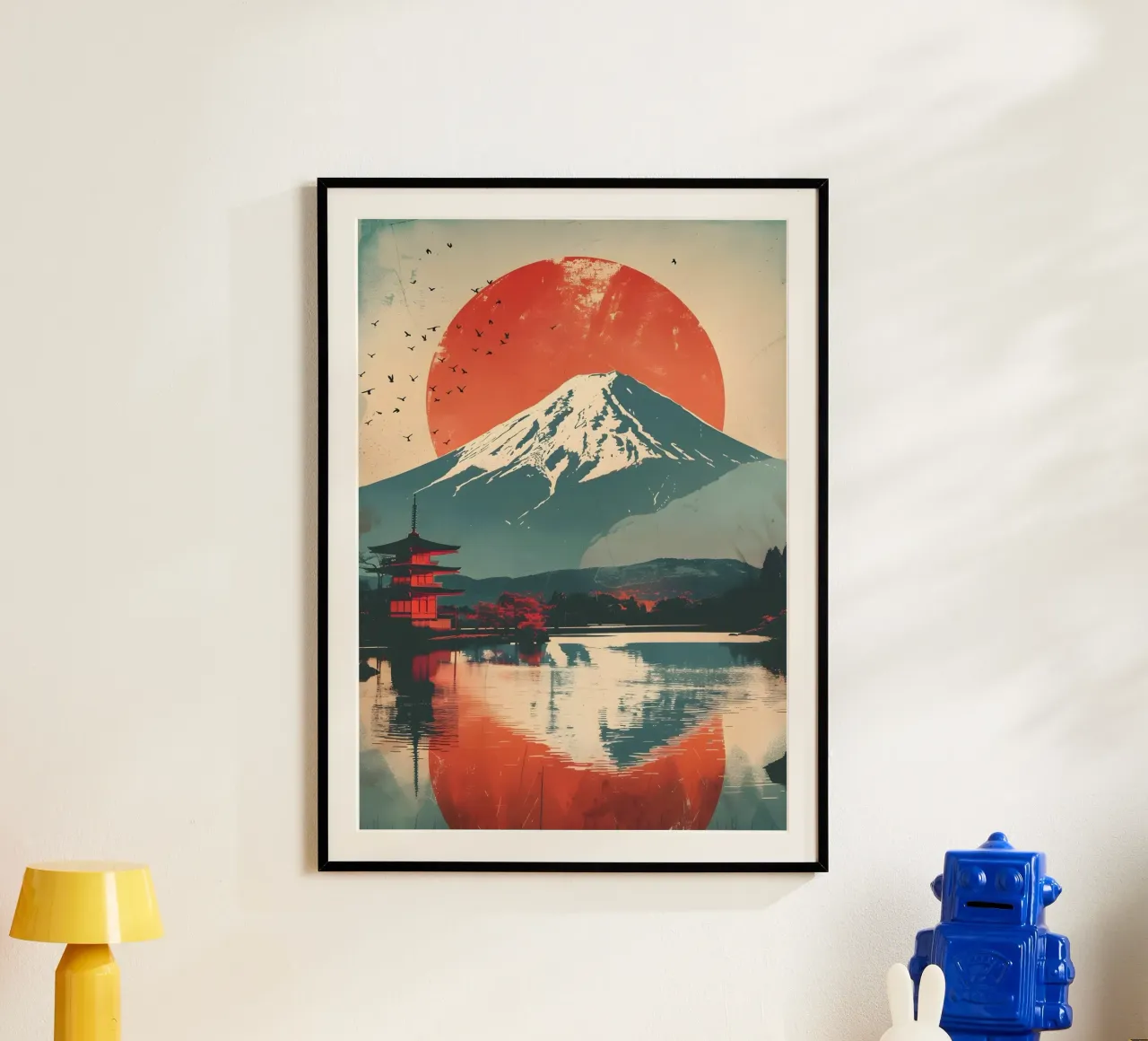 Mount Fuji Japan Vintage Kunst Poster von Vintage Travel Art