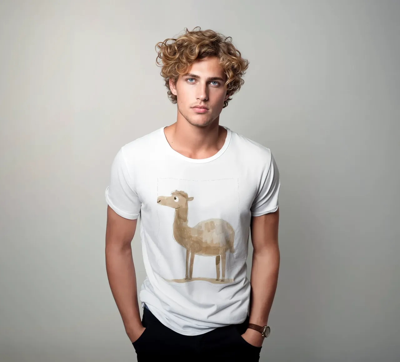 Lama vivace t-shirt da DesignDoodle