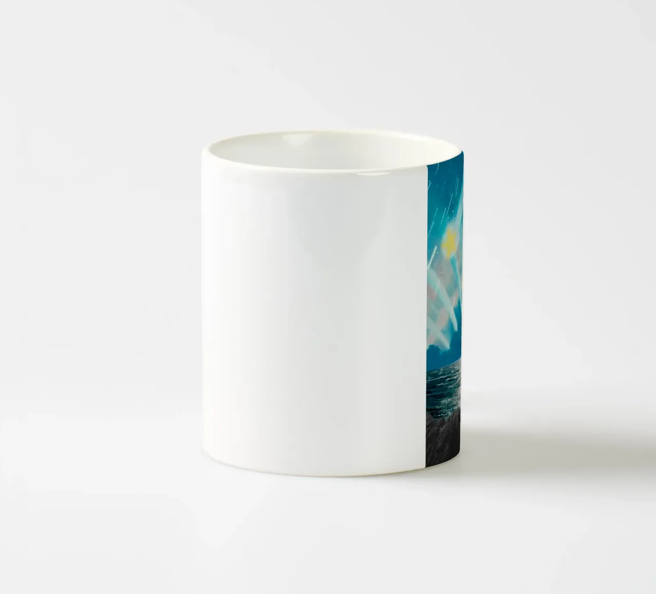 Make a wish (shooting star) tazza in ceramica da MsGonzalez