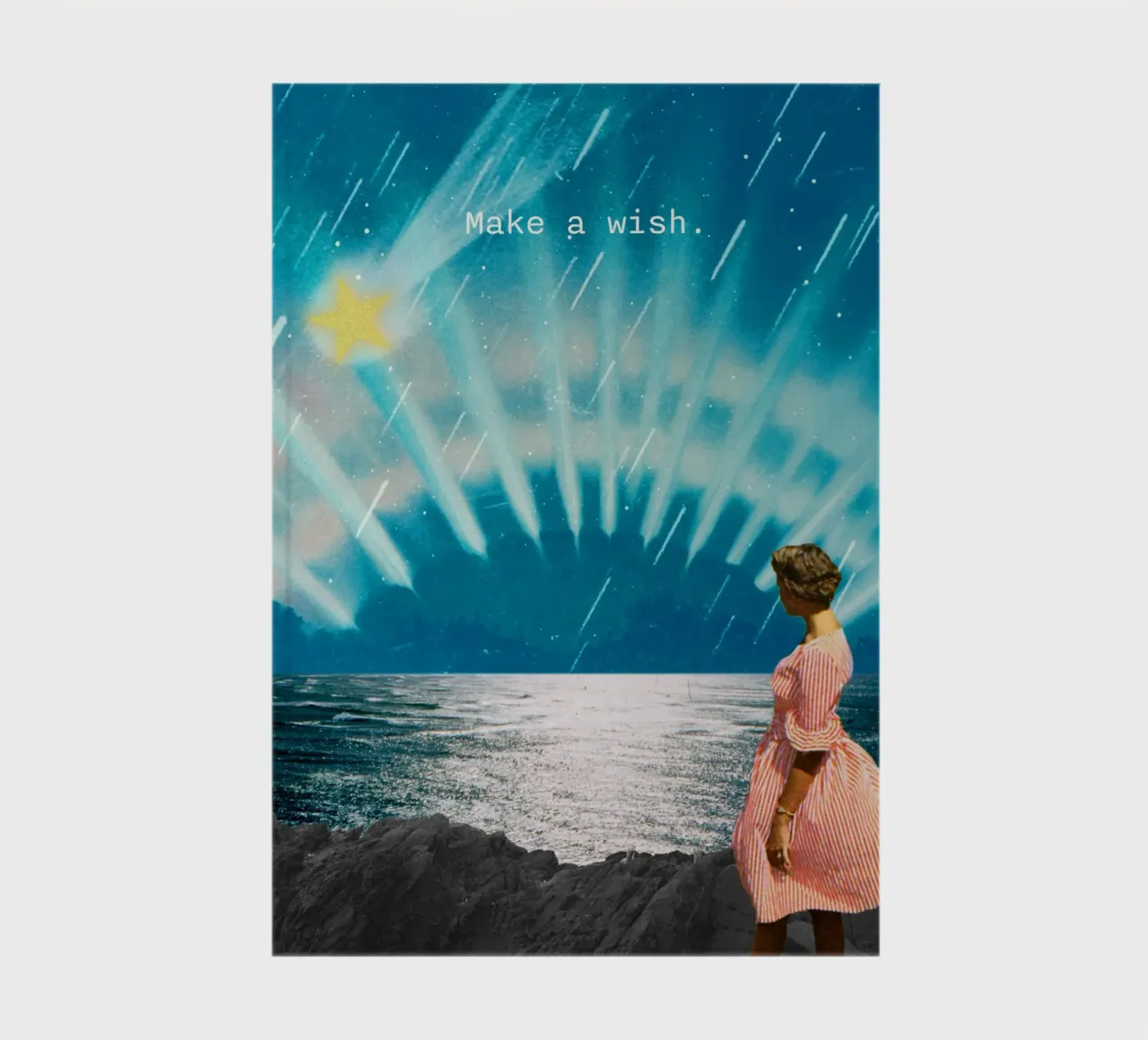 Make a wish (shooting star) notebook by MsGonzalez