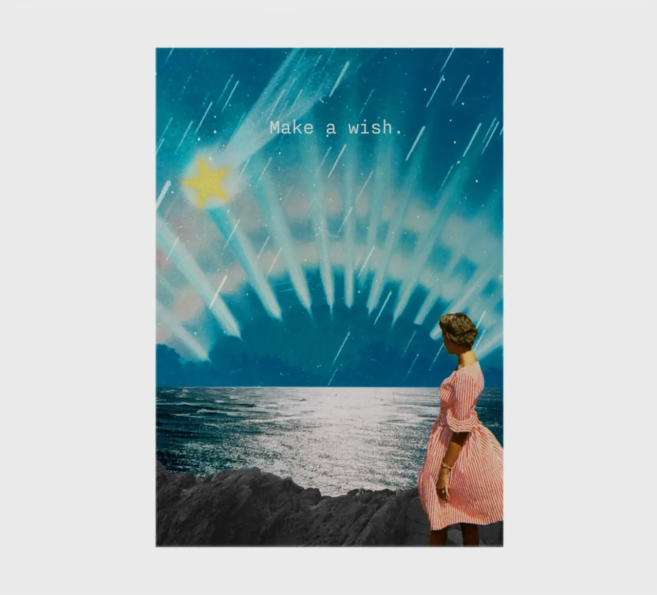 Make a wish (shooting star) notebook by MsGonzalez