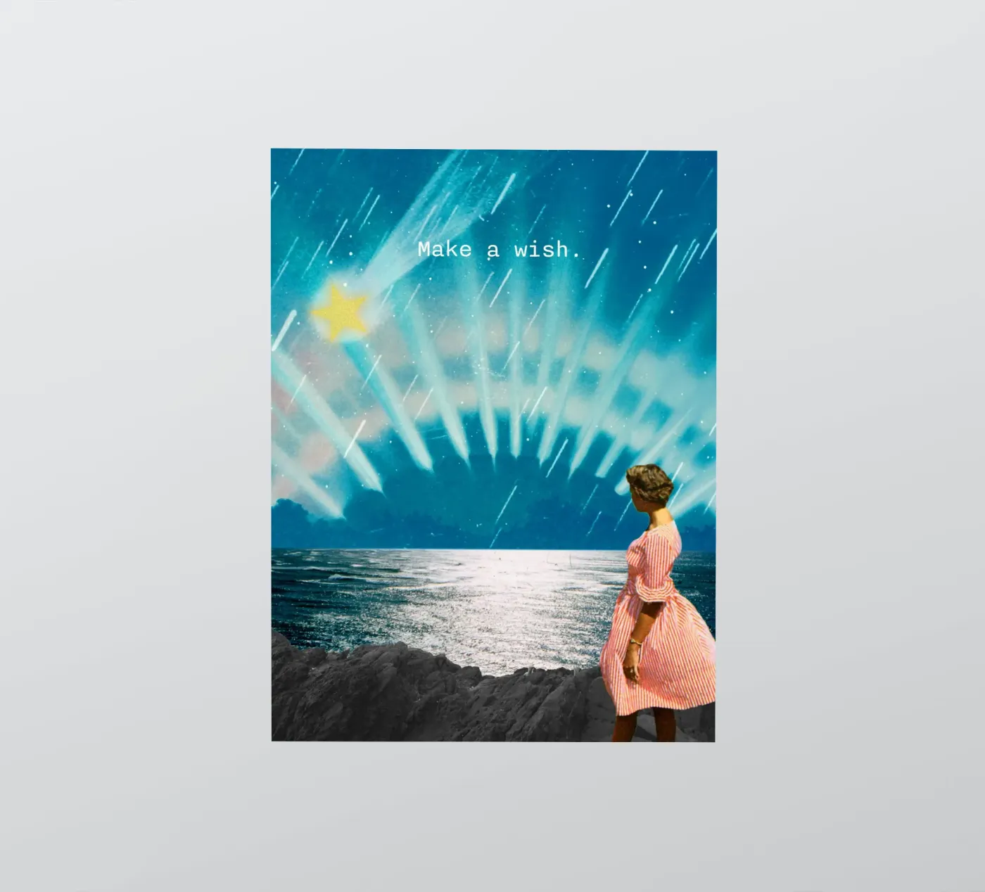 Make a wish (shooting star) sticker by MsGonzalez