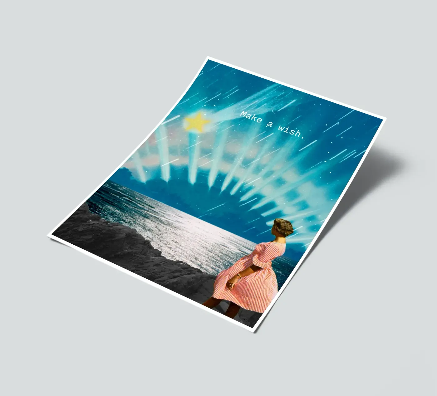 Make a wish (shooting star) stickervel van MsGonzalez