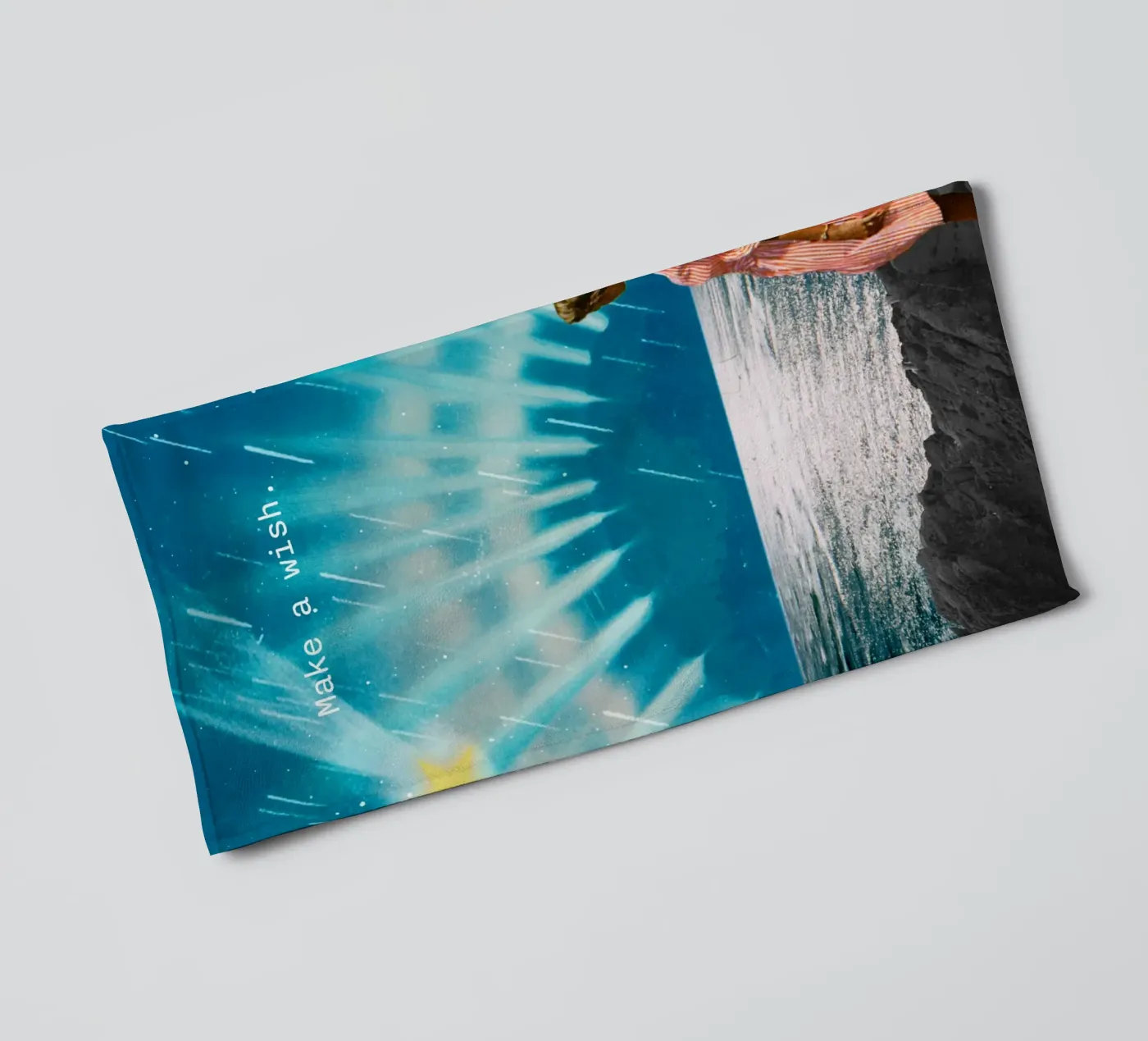 Make a wish (shooting star) towel by MsGonzalez