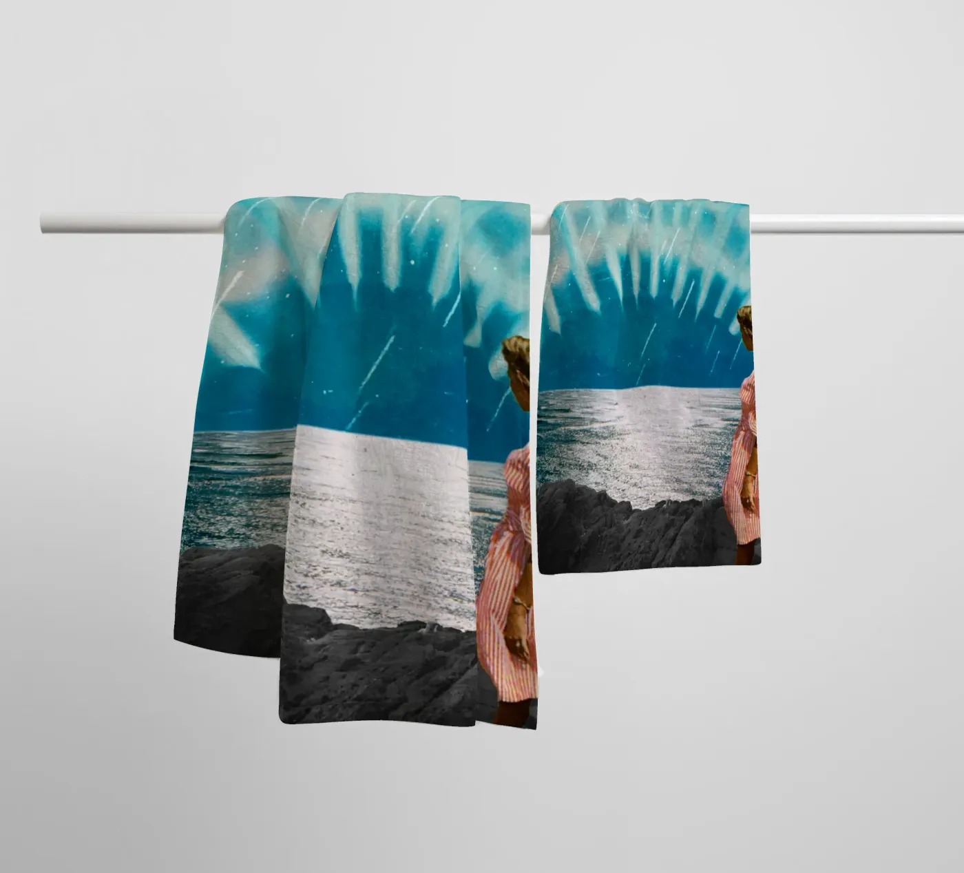 Make a wish (shooting star) badhanddoek van MsGonzalez