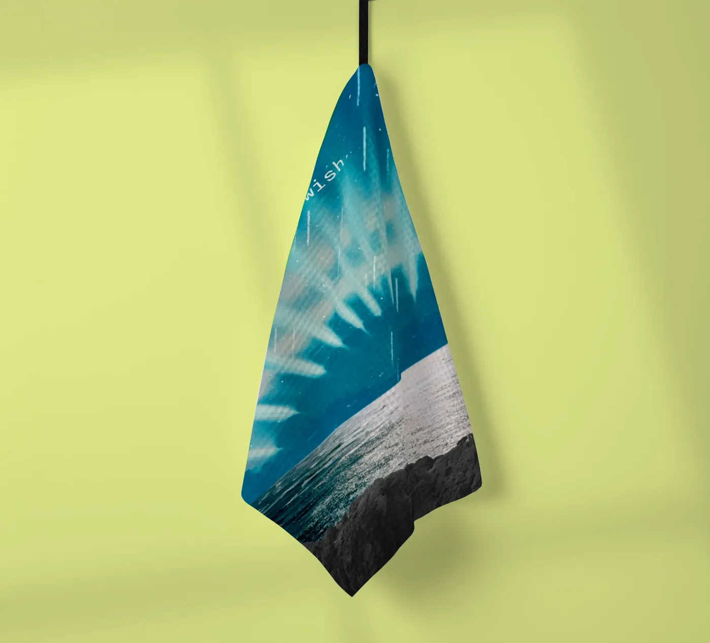 Make a wish (shooting star) Geschirrtuch von MsGonzalez