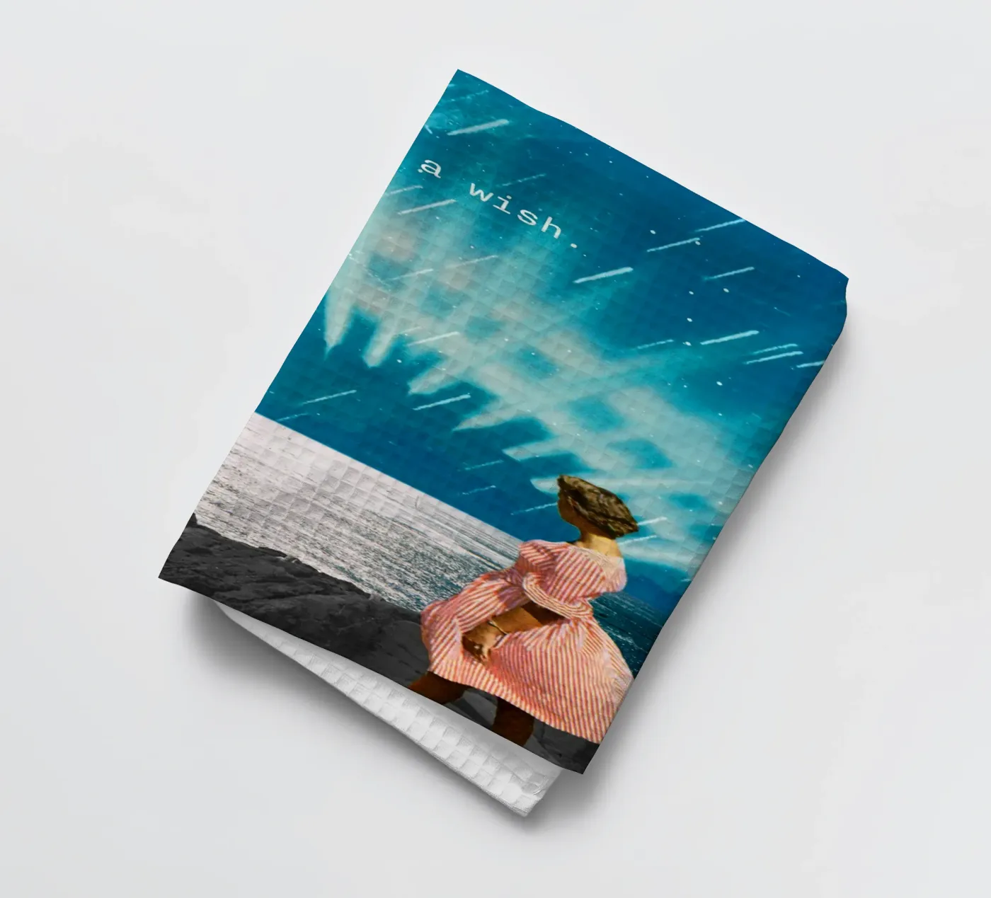 Make a wish (shooting star) Geschirrtuch von MsGonzalez