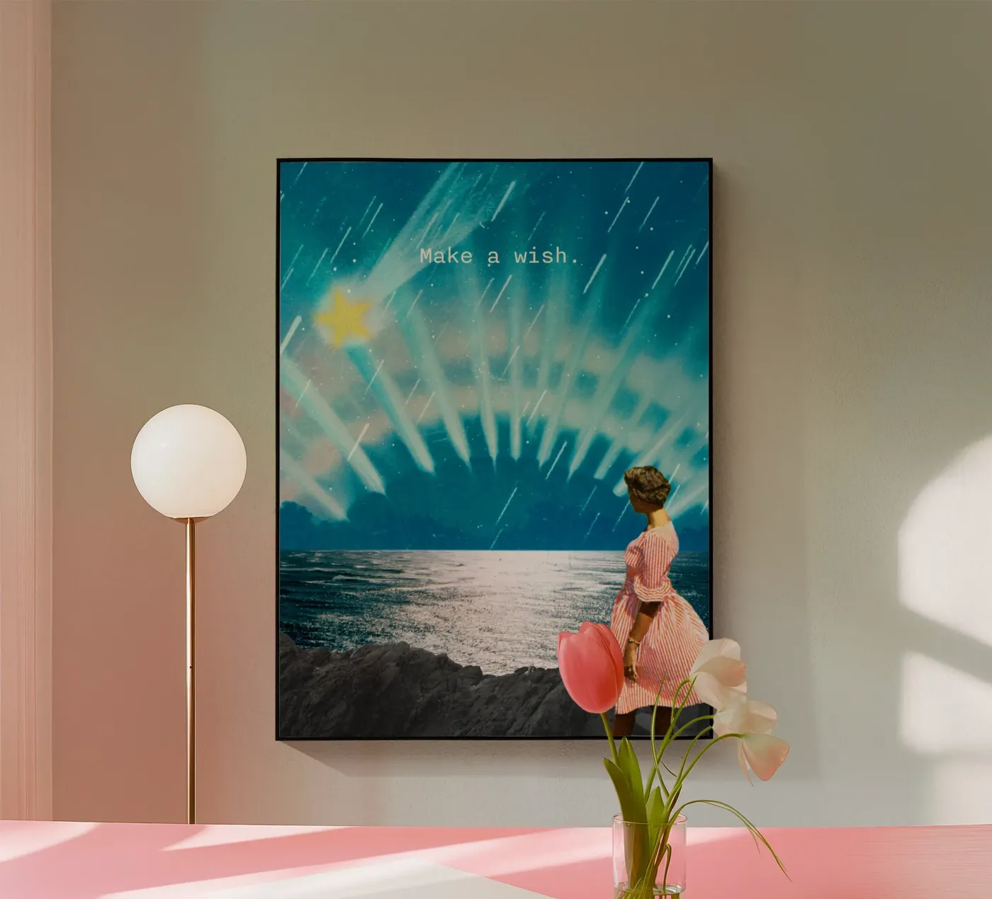 Make a wish (shooting star) Acryl-Glas von MsGonzalez