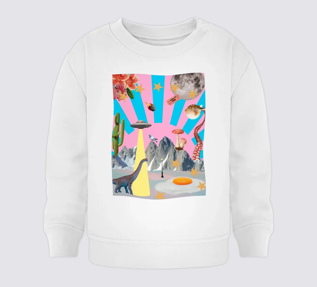 Everything everywhere (Chaos) felpa neonato da MsGonzalez