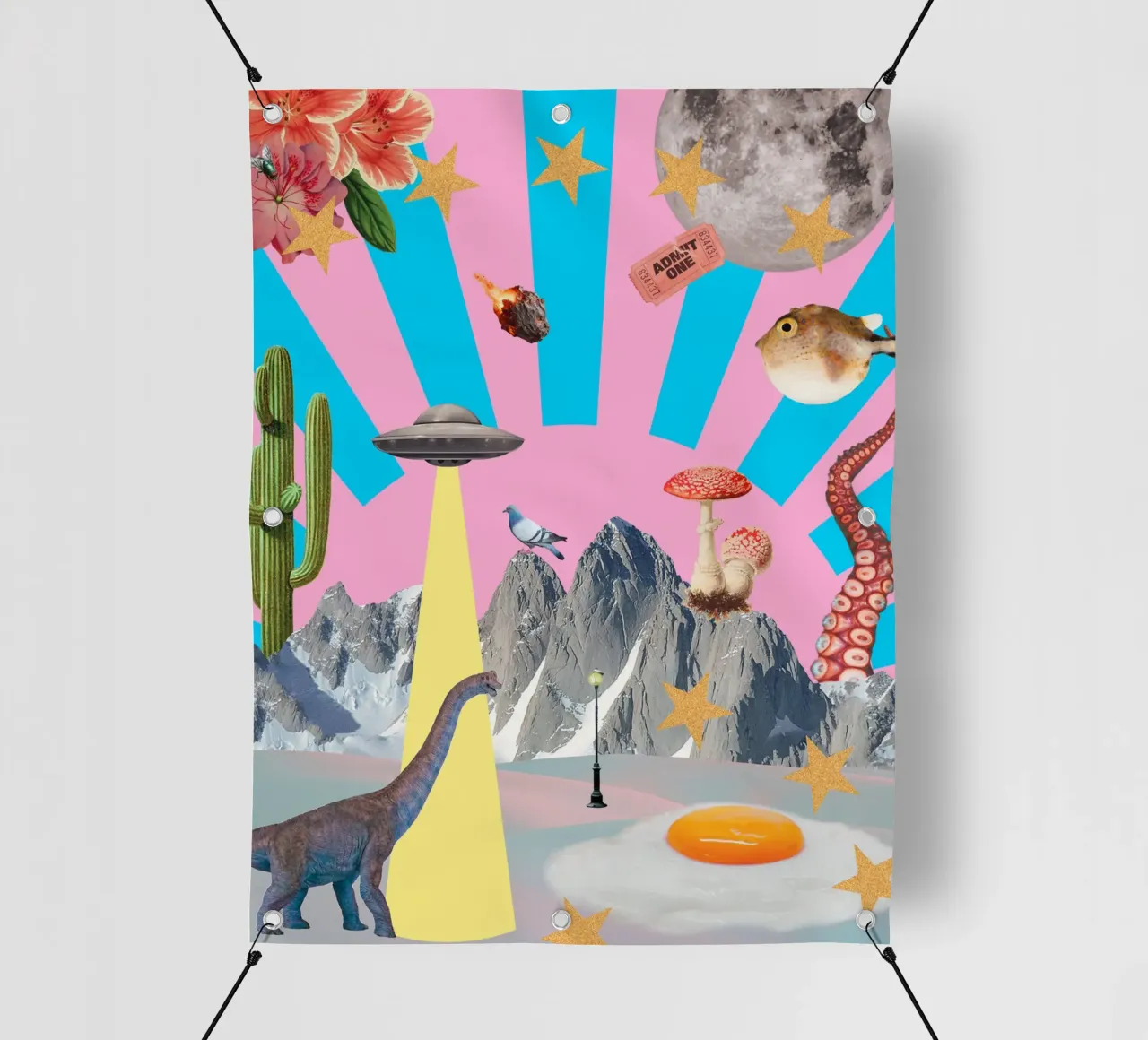 Everything everywhere (Chaos) telo in pvc da MsGonzalez