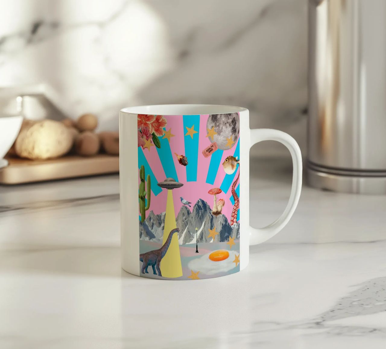 Everything everywhere (Chaos) taza de cerámica de MsGonzalez