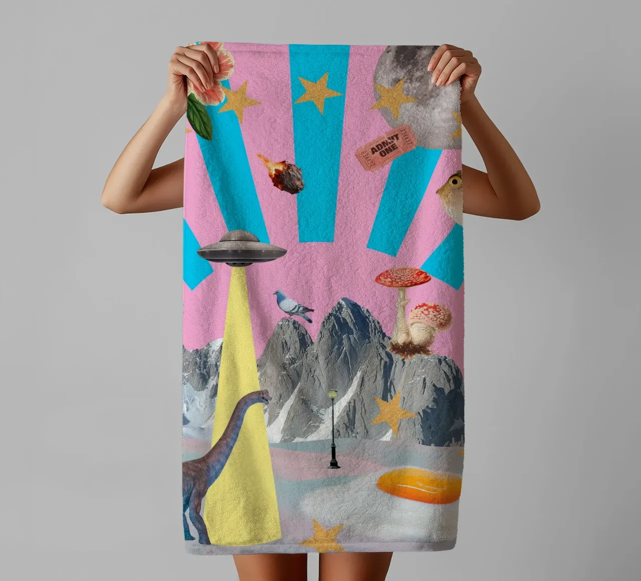 Everything everywhere (Chaos) asciugamano da bagno da MsGonzalez