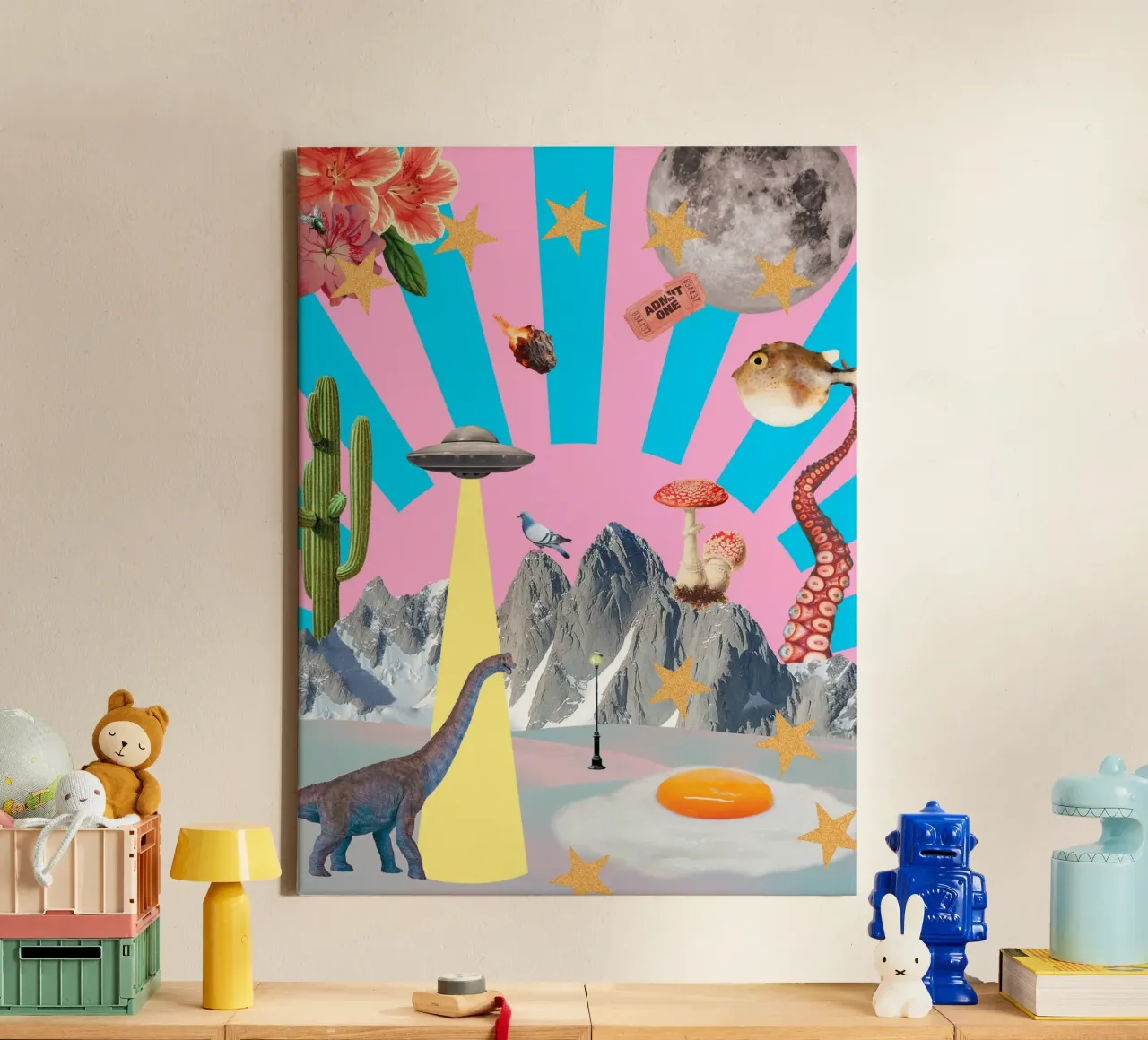 Everything everywhere (Chaos) canvas van MsGonzalez