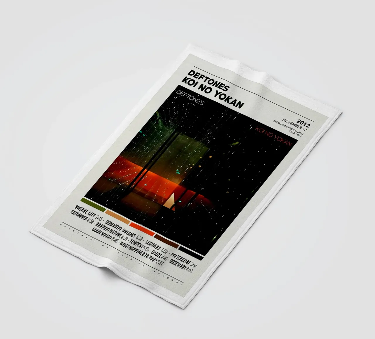 Album di cover alternative Koi No Yokan coperta in pile da fredam