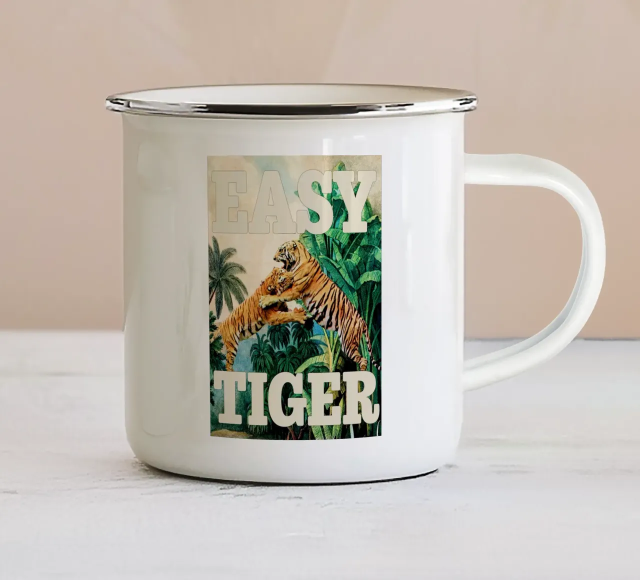 Easy Tiger tazza in smalto da MsGonzalez