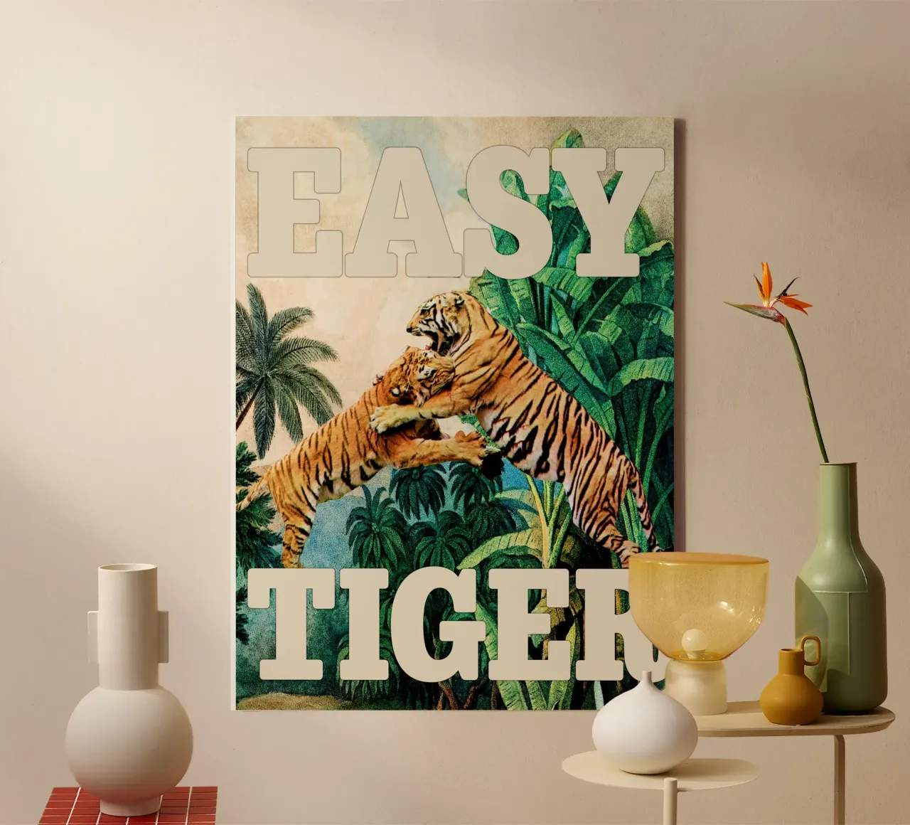 Easy Tiger tela con Cornice a cassetta da MsGonzalez