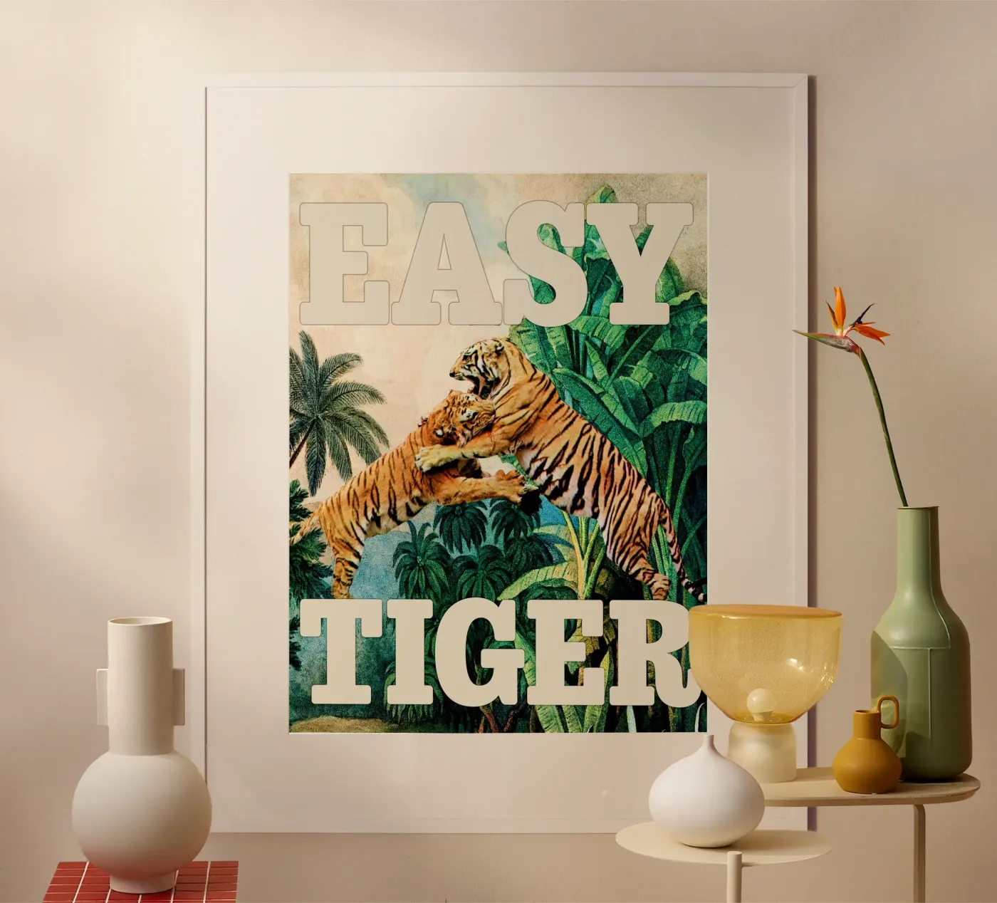 Easy Tiger poster by MsGonzalez