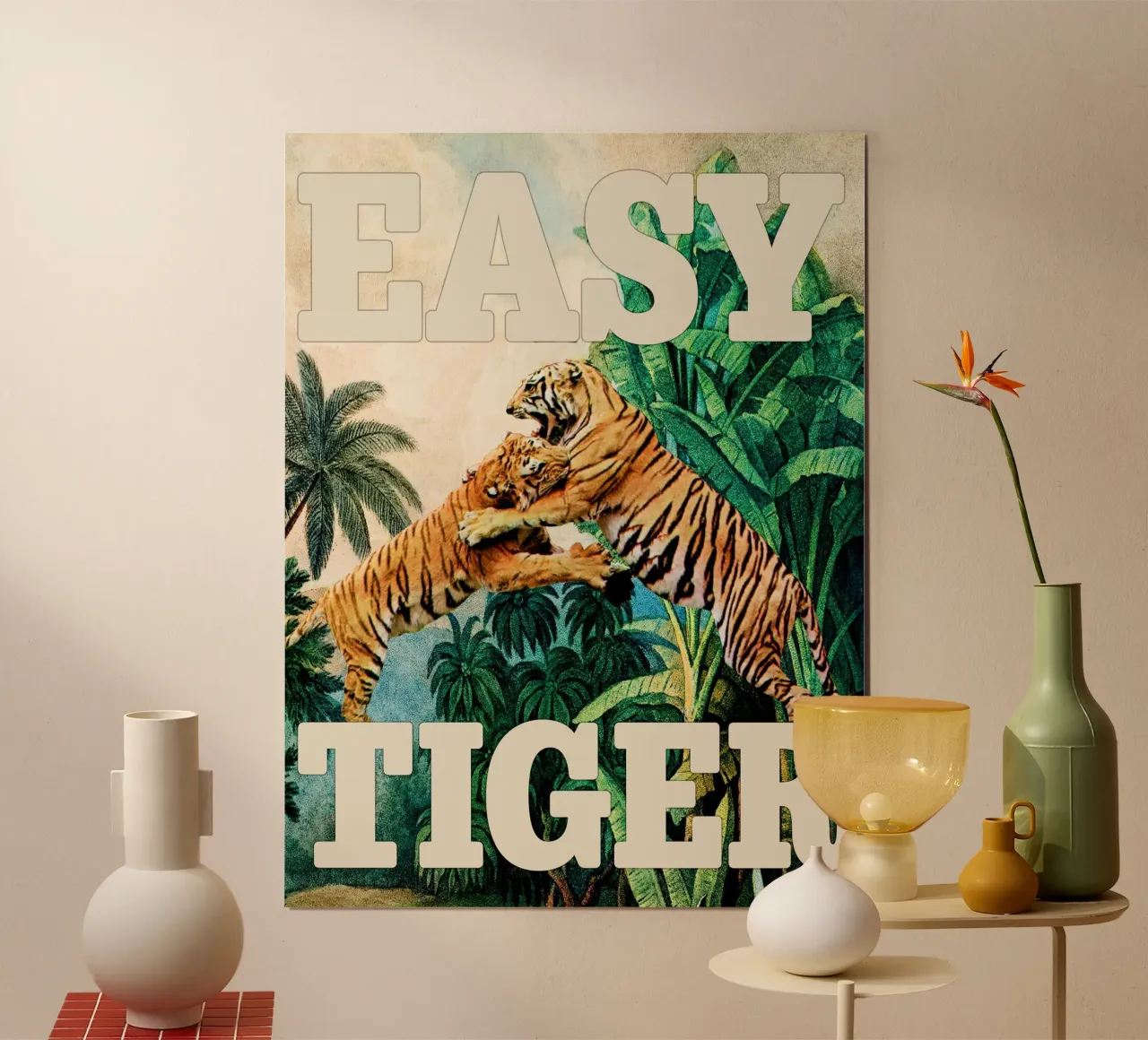 Easy Tiger poster with plastic frame by MsGonzalez