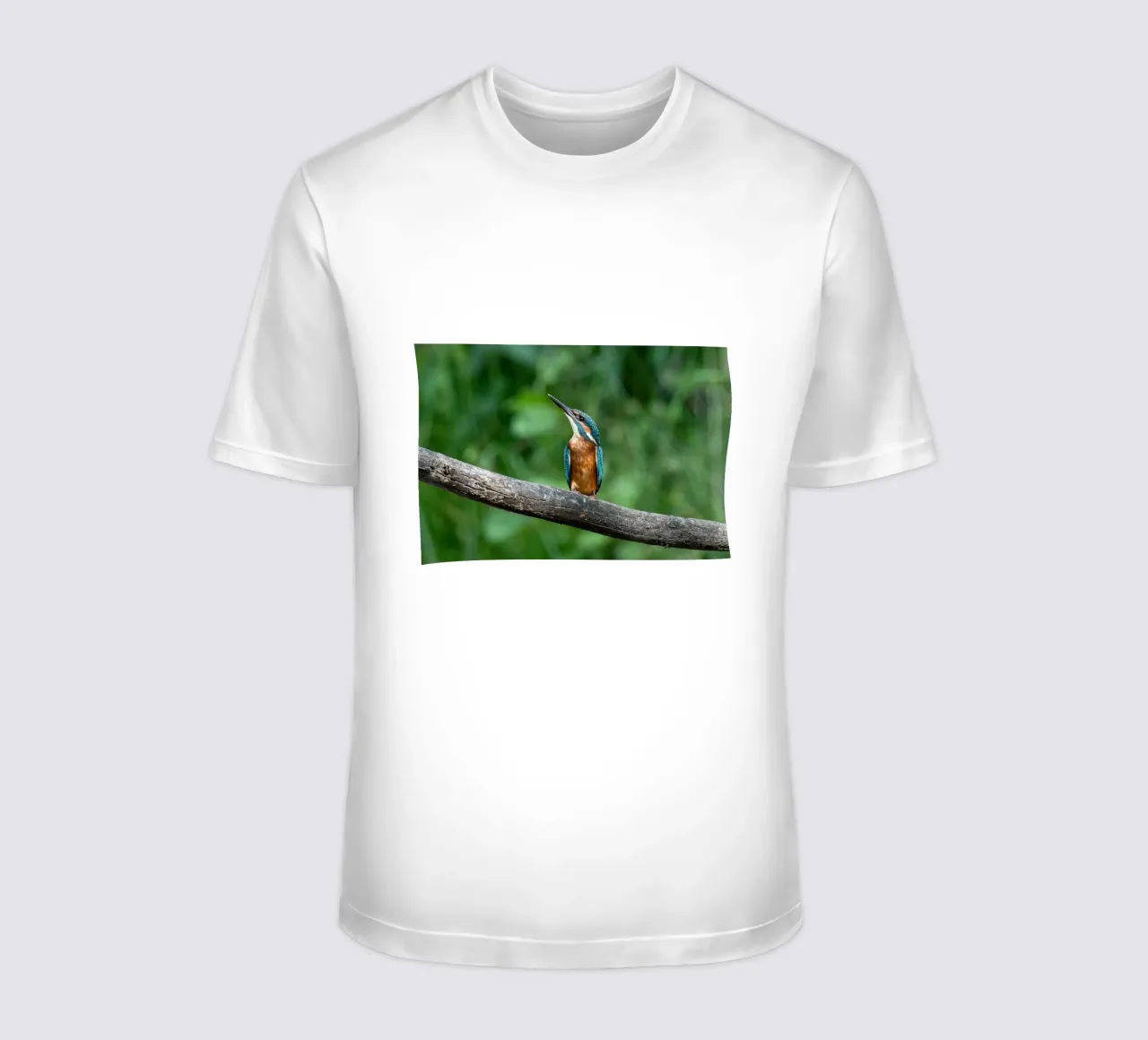 bird kingfisher t-shirt by Earthly Visions