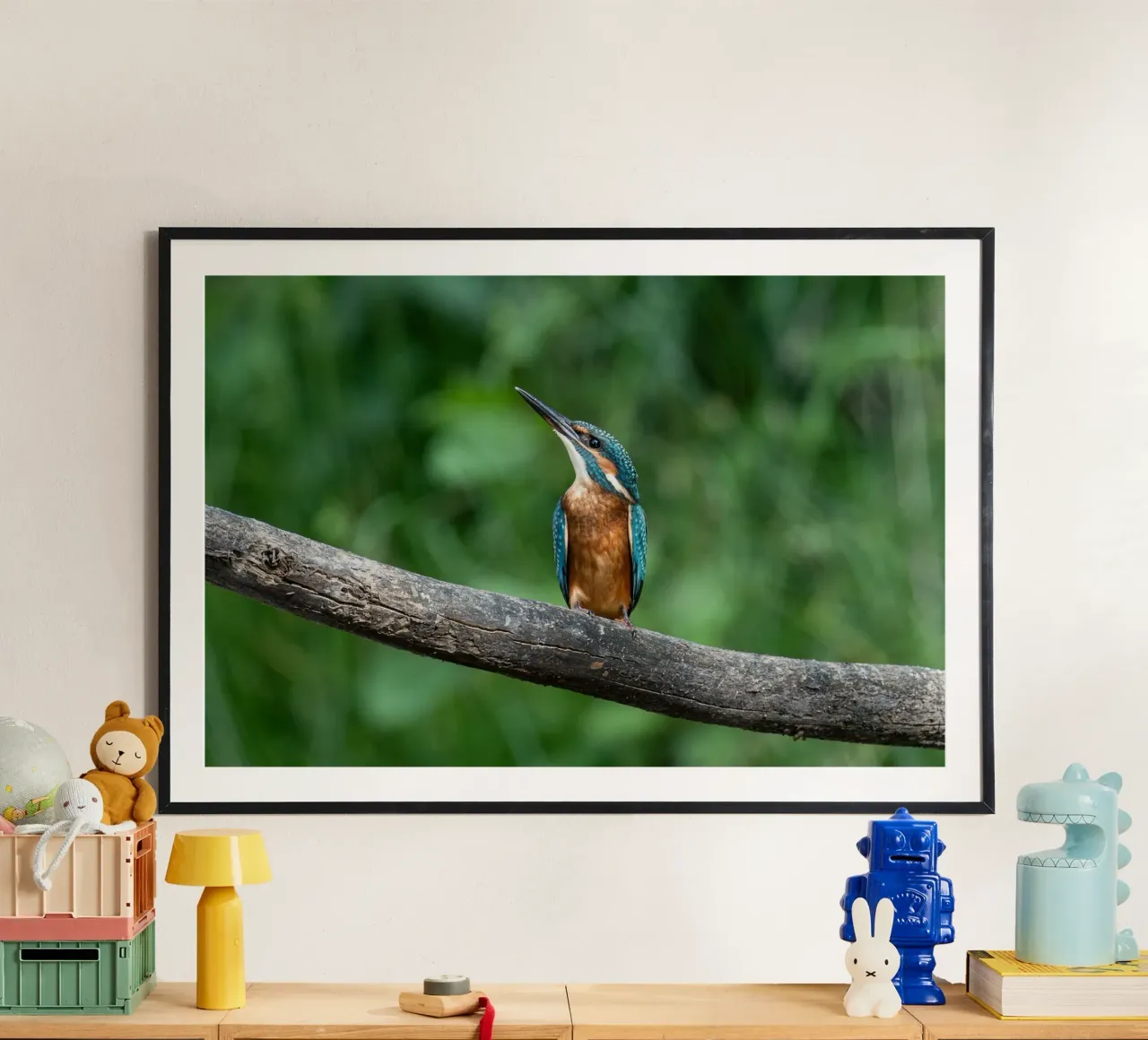 bird kingfisher poster by Earthly Visions