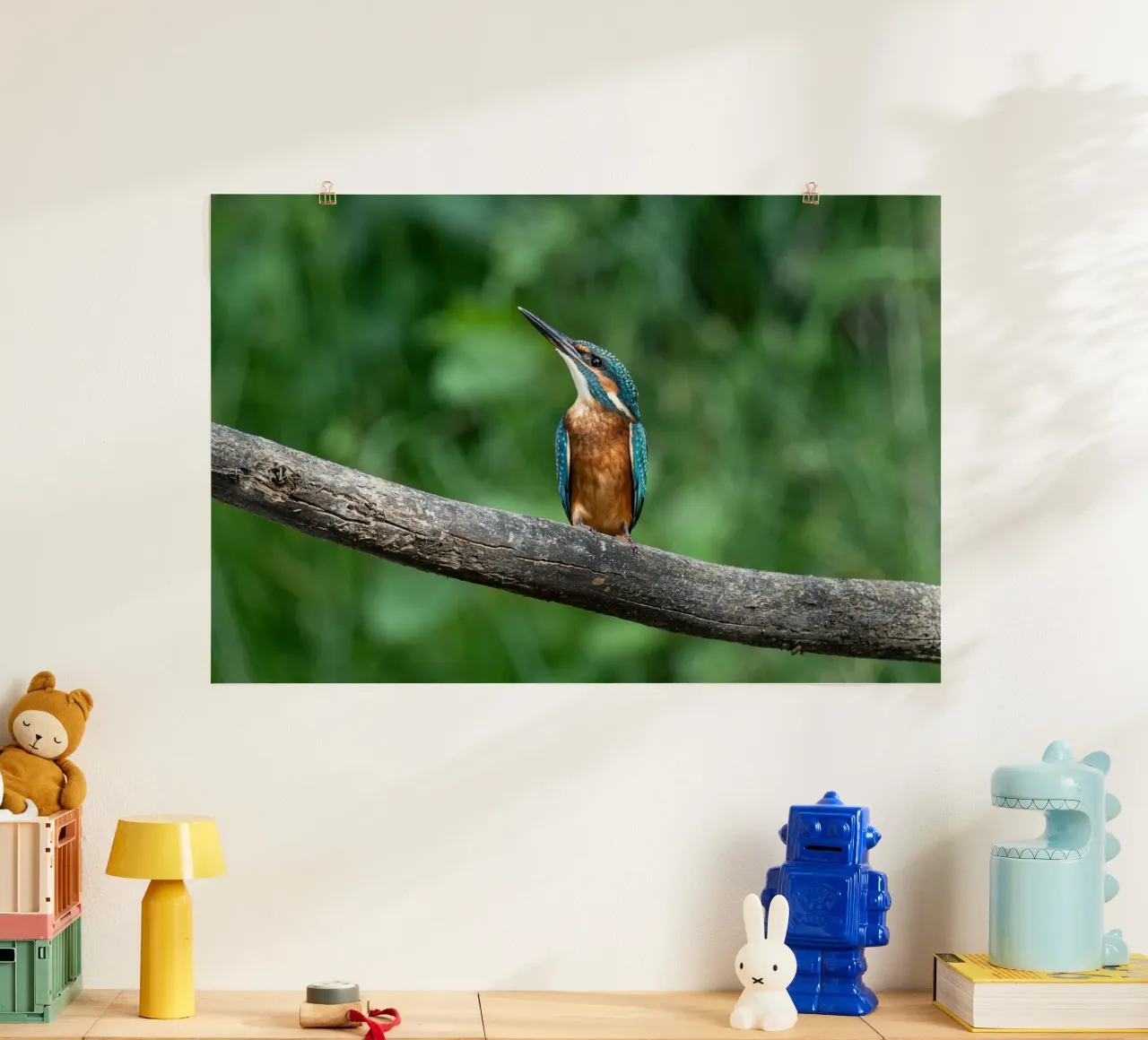bird kingfisher poster by Earthly Visions