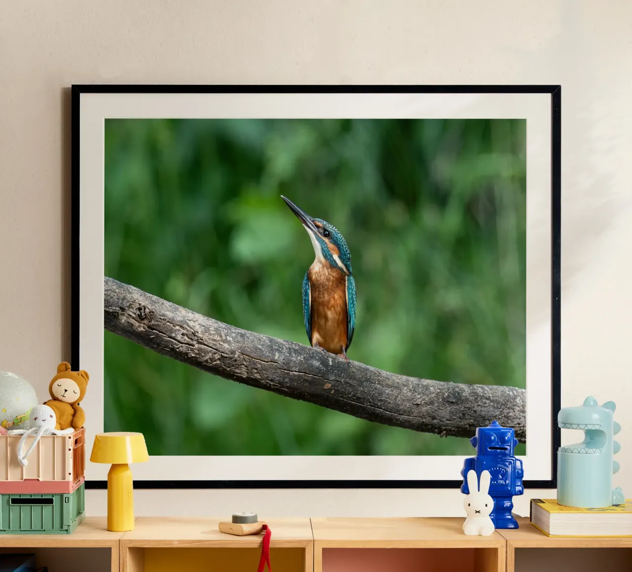 bird kingfisher poster by Earthly Visions
