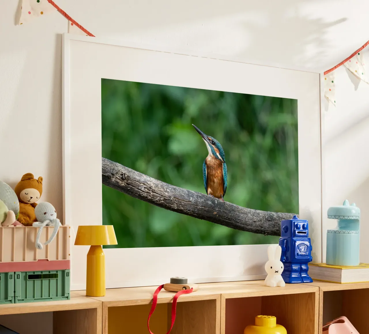 bird kingfisher poster by Earthly Visions