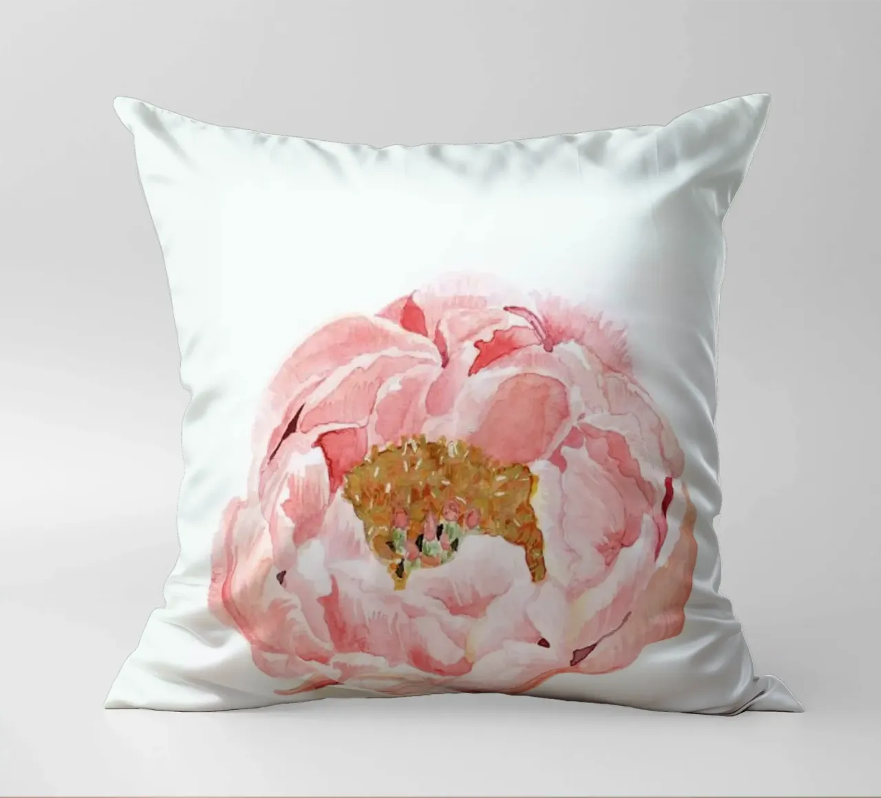 Fem-peony decorative cushion by Ctoft