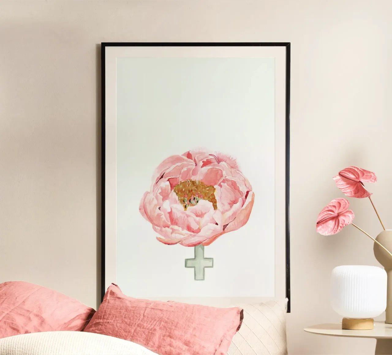 Fem-peony poster da Ctoft