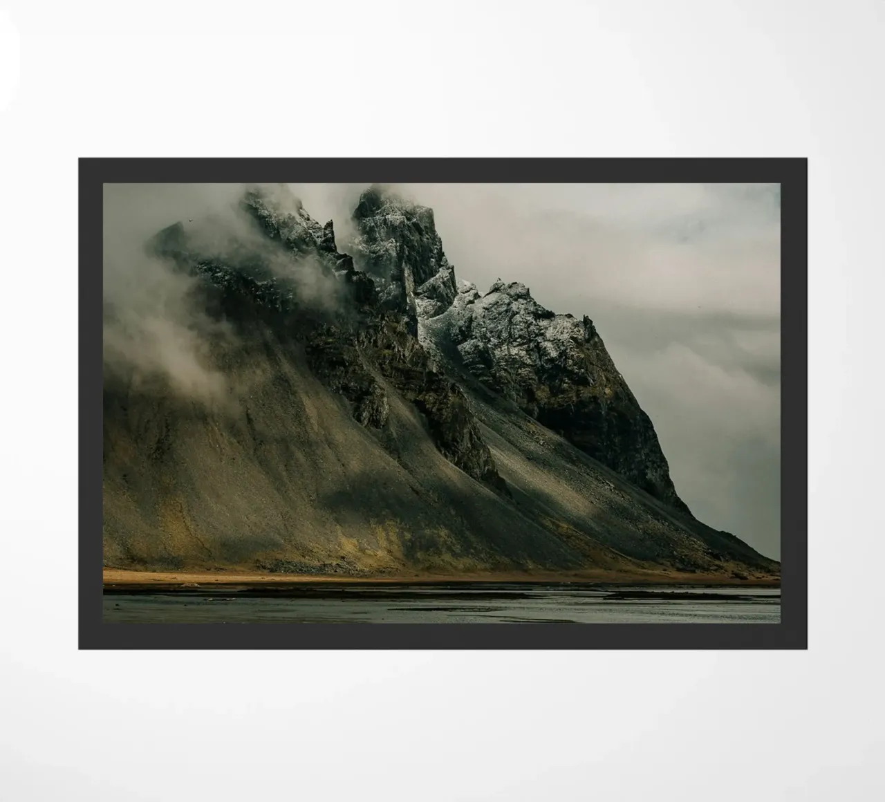 mountain clouds doormat by Earthly Visions