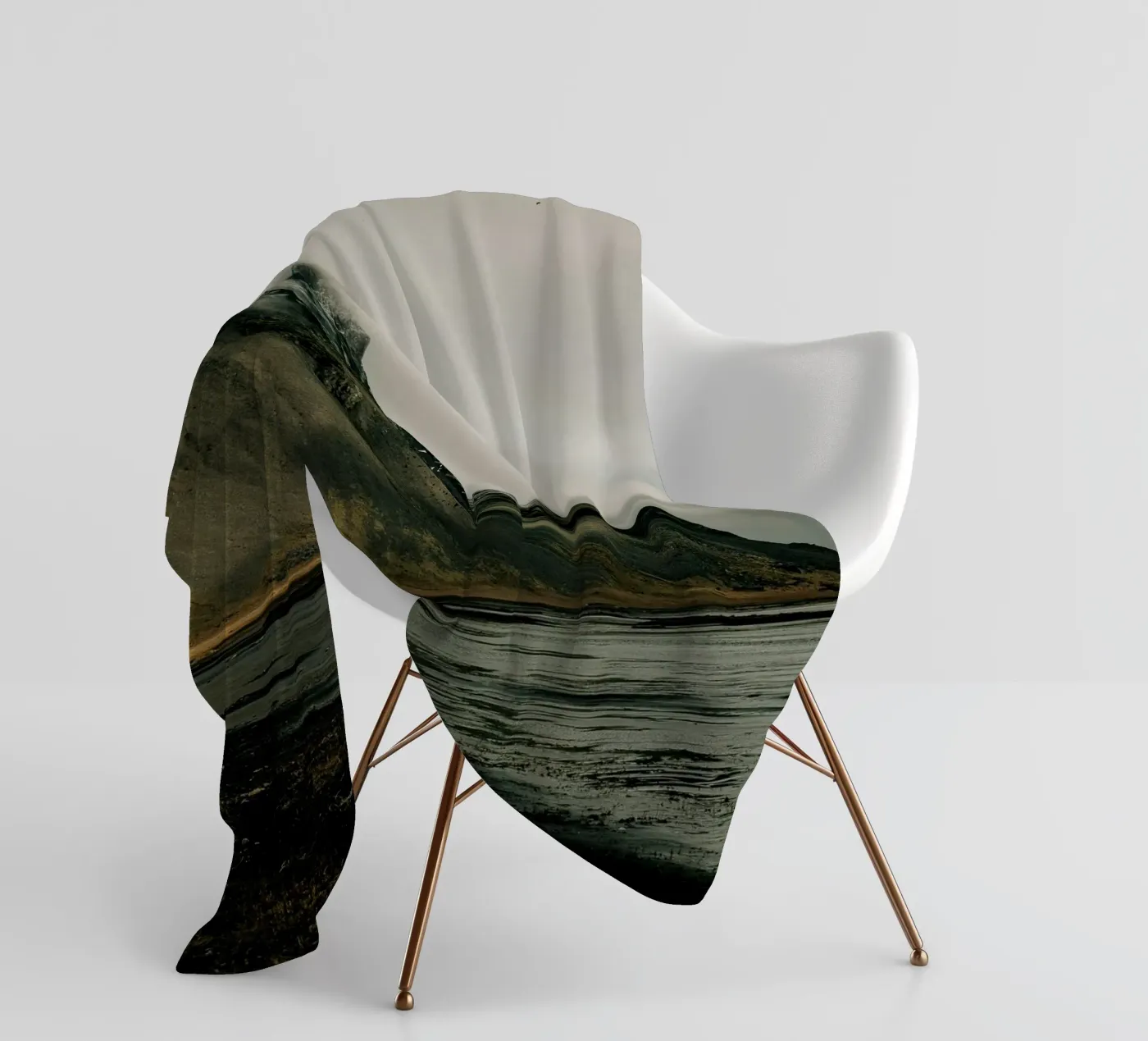 nuages de montagne plaid polaire de Earthly Visions