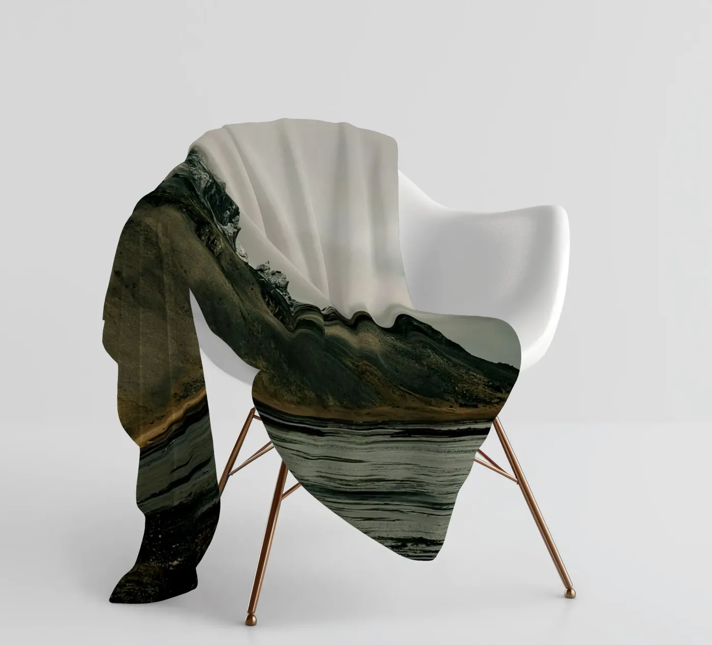 nuages de montagne plaid polaire de Earthly Visions