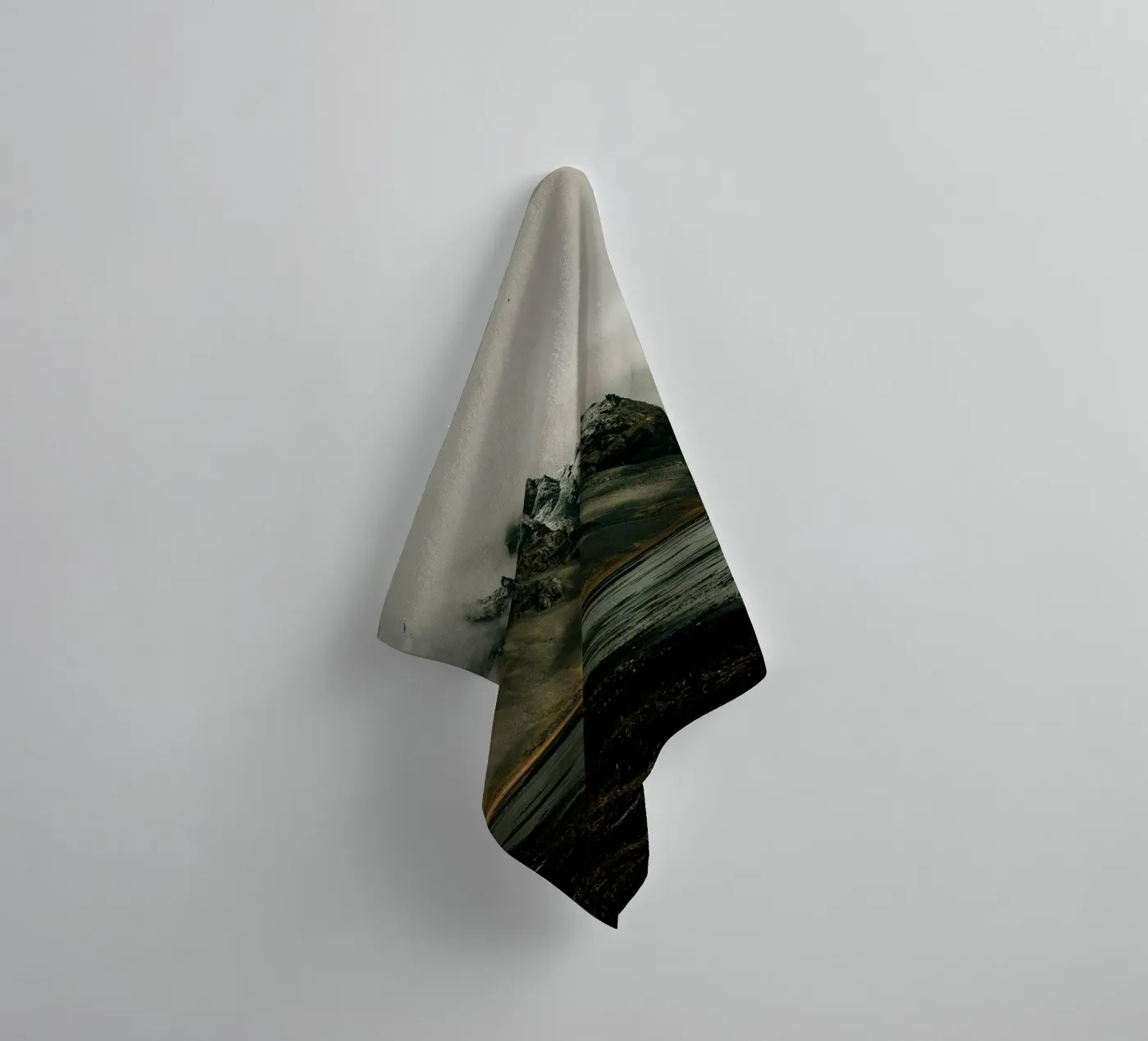 mountain clouds towel by Earthly Visions