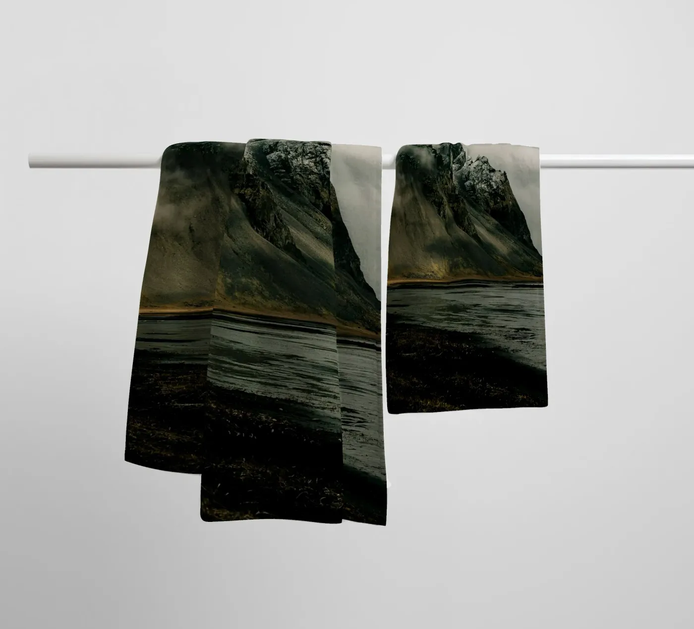 mountain clouds towel by Earthly Visions