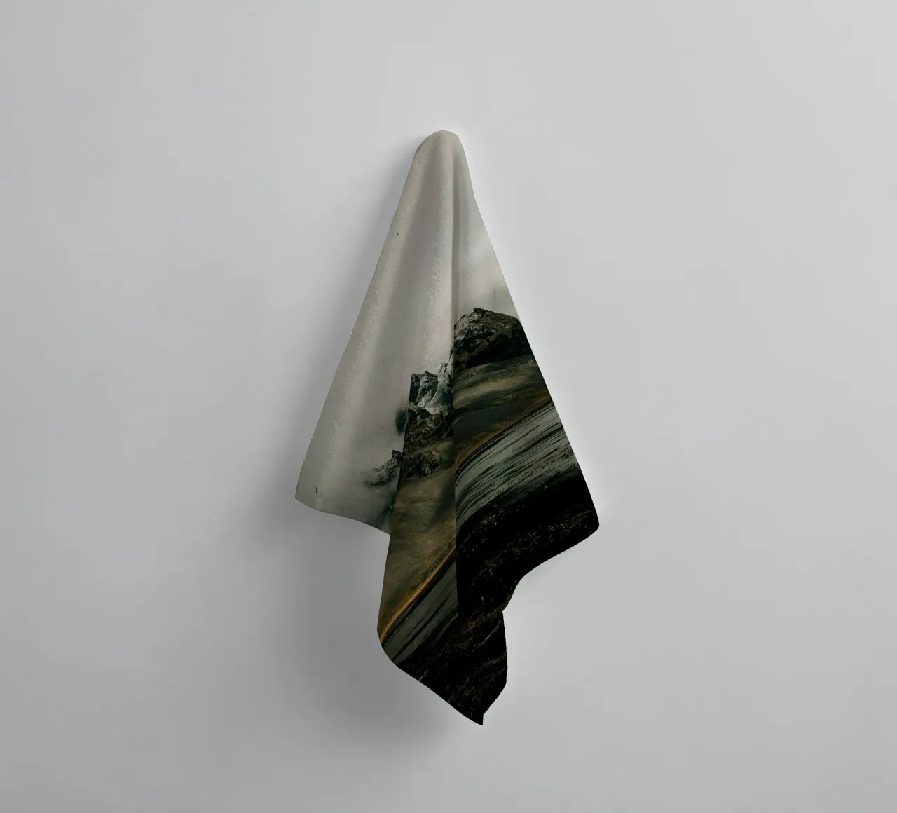 mountain clouds towel by Earthly Visions