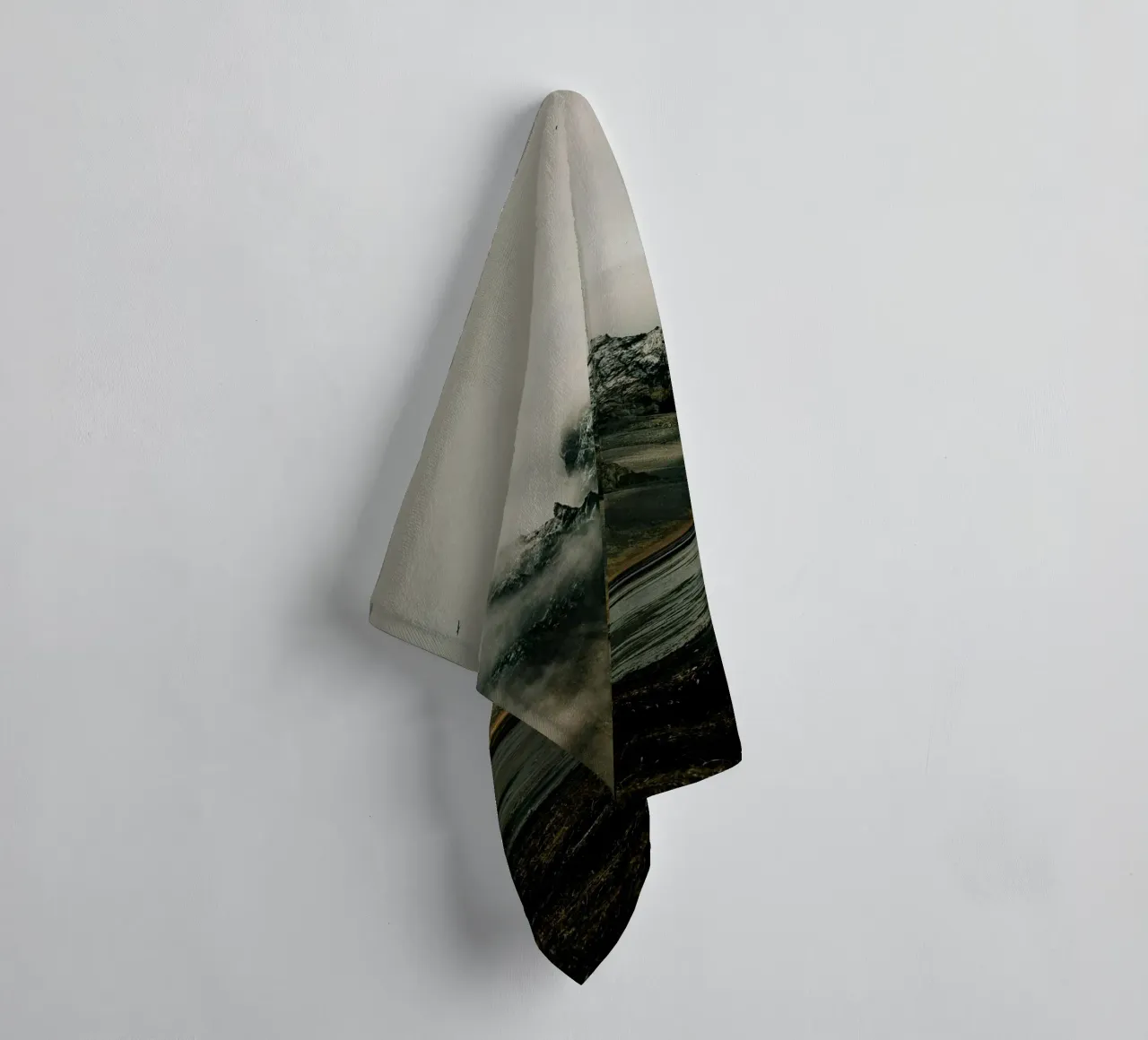 mountain clouds towel by Earthly Visions