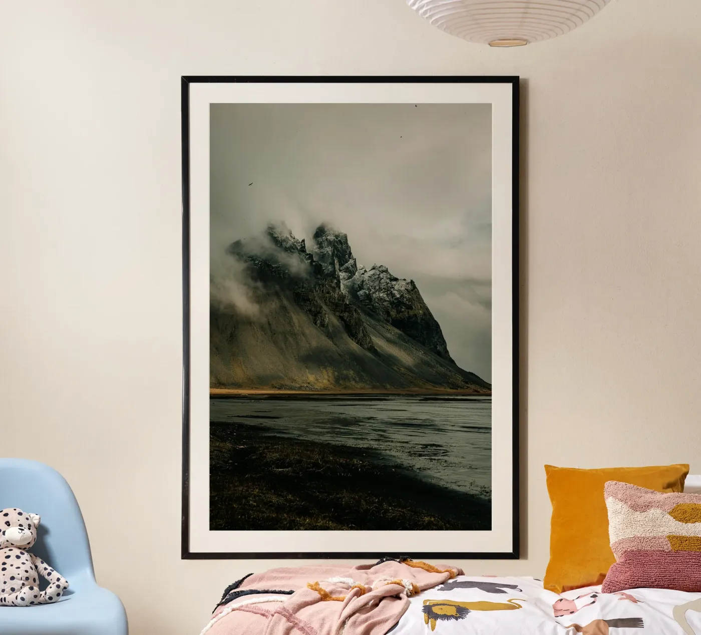 bergwolken poster van Earthly Visions