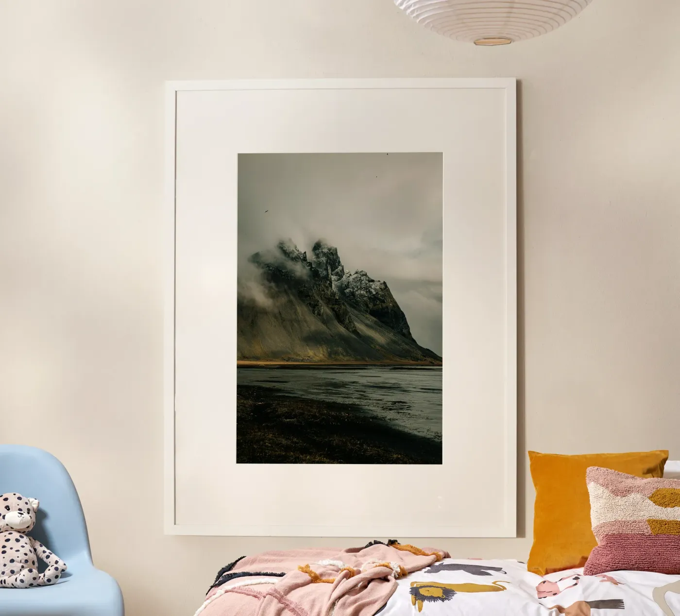 bergwolken poster van Earthly Visions